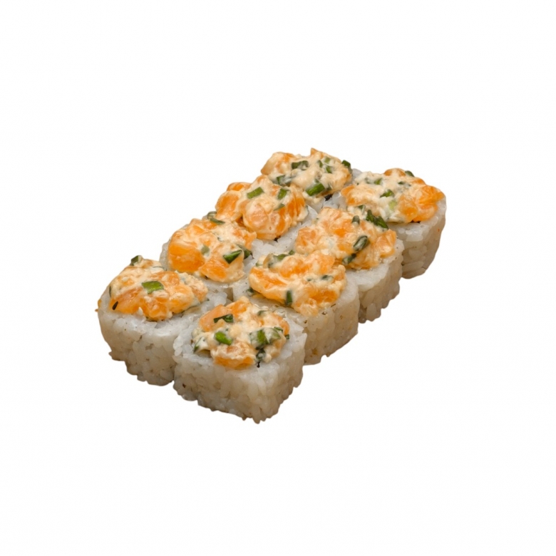 Сливочный с лососем и зеленым луком