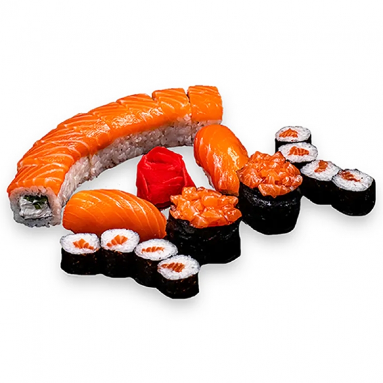 Ассорти с лососем