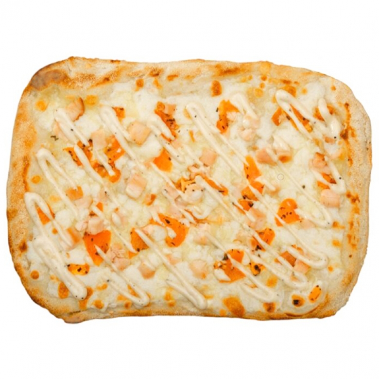 Римская пицца Сливочная с курицей