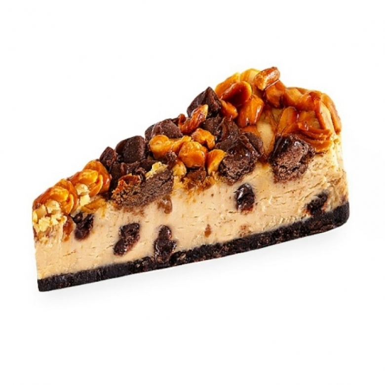 Чизкейк карамельный с арахисом