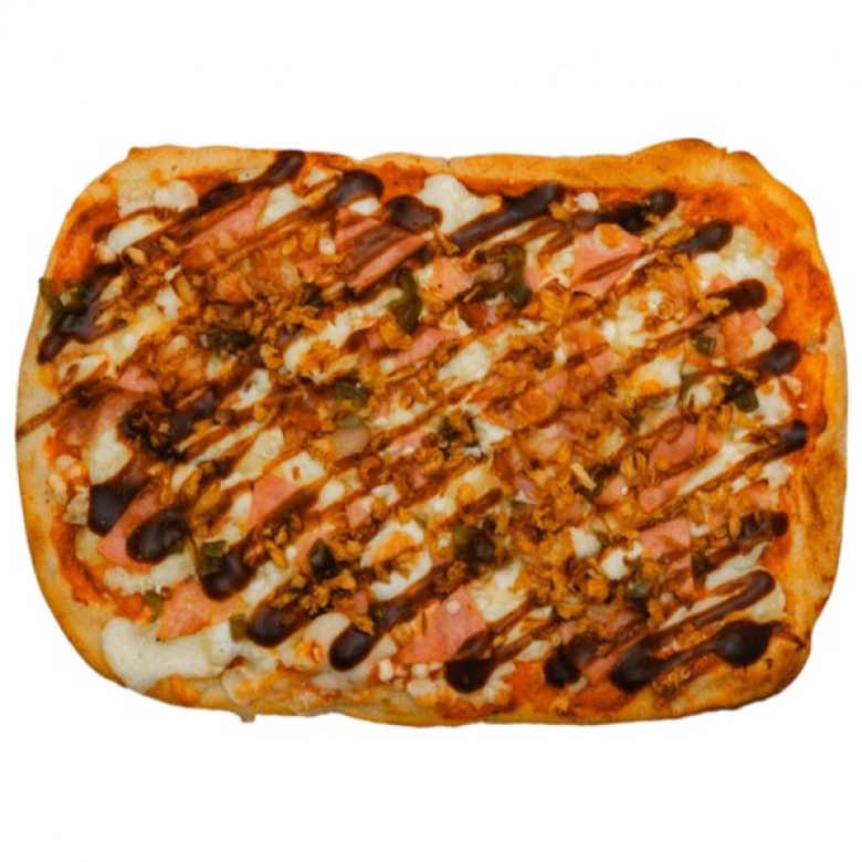 Римская пицца Барбекю с халапеньо